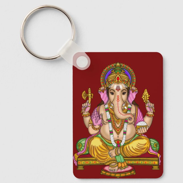 Lord Ganesha-nyckelring Nyckelring (Framsida)