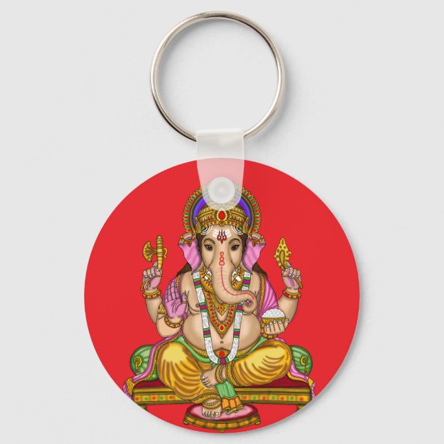 Lord Ganesha-nyckelring Nyckelring (Framsida)