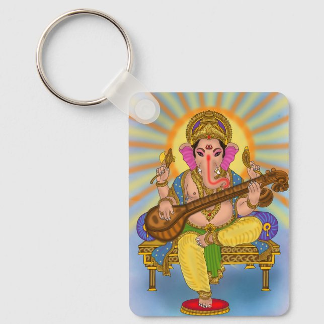 Lord Ganesha-nyckelring Nyckelring (Framsida)