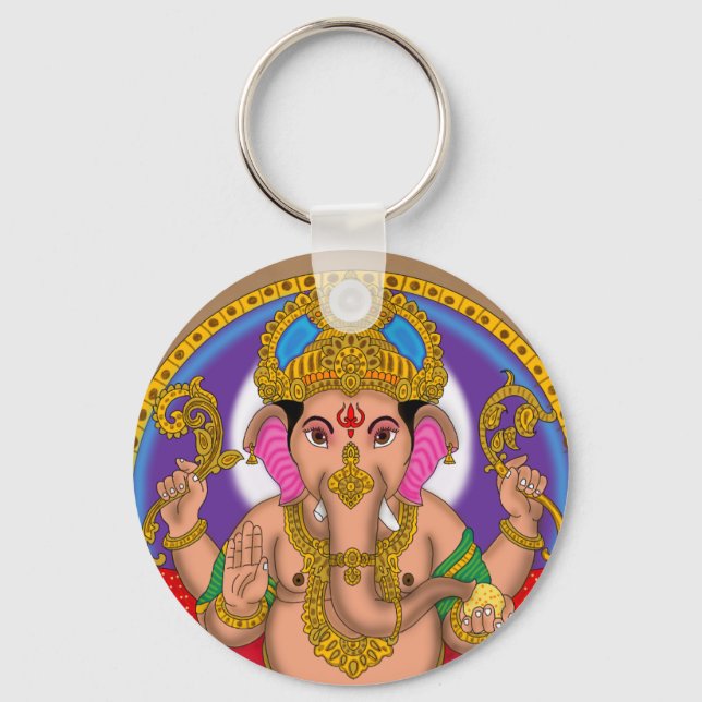 Lord Ganesha-nyckelring Nyckelring (Framsida)