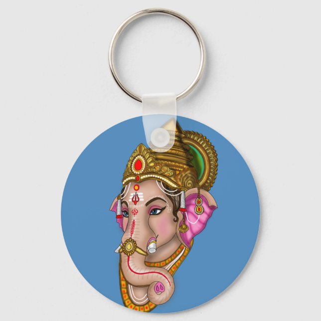 Lord Ganesha-nyckelring Nyckelring (Framsida)