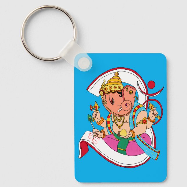 Lord Ganesha-nyckelring Nyckelring (Framsida)