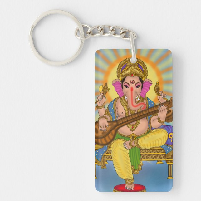 Lord Ganesha-nyckelring Nyckelring (Framsidan)
