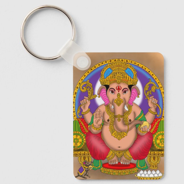 Lord Ganesha-nyckelring Nyckelring (Framsida)