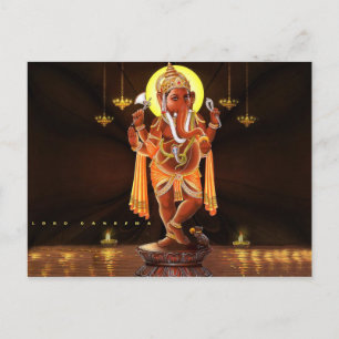 Lord Ganesha Postcard Vykort