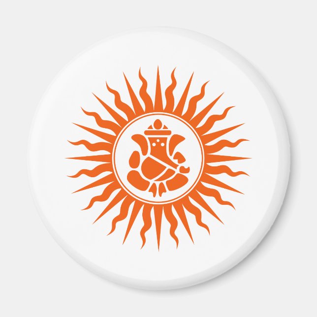 Lord Ganesha Sign Magnet (Framsidan)
