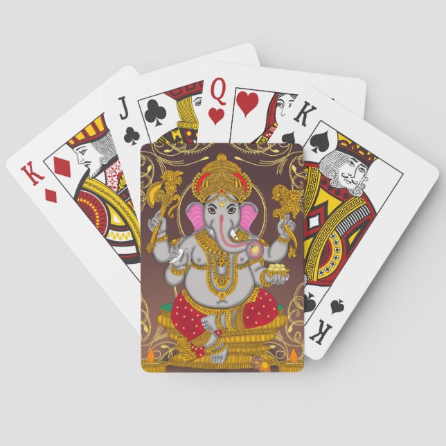 Lord Ganesha Spelkort (Baksidan)