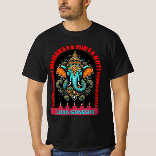Lord Ganesha T Shirt (Framsida)