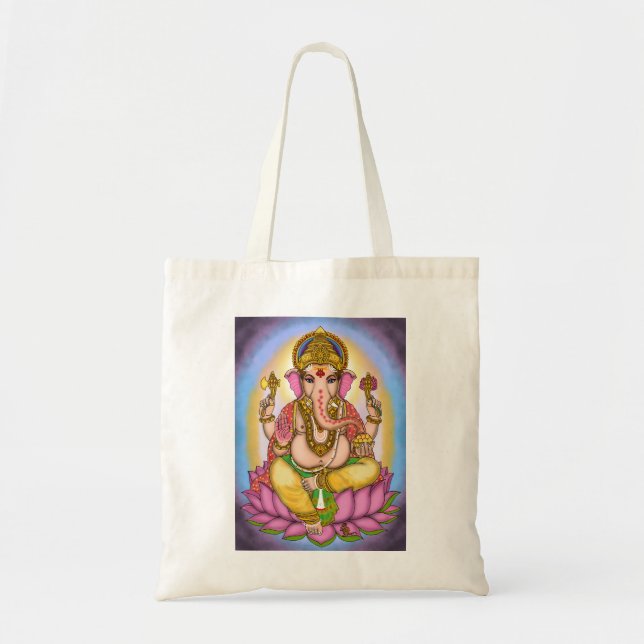 Lord Ganesha Totebags Tygkasse (Framsidan)