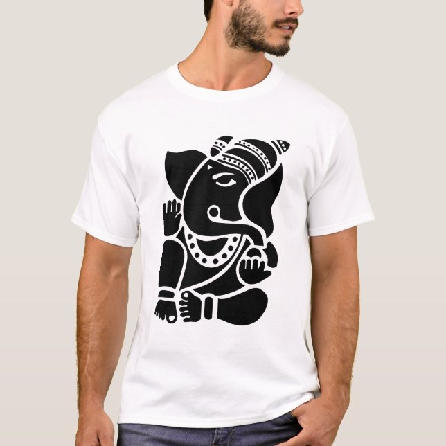Lord Ganesha Underteckna Tee (Framsida)