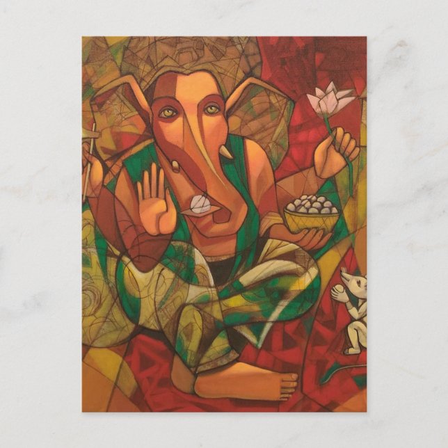 Lord Ganesha Vykort (Framsida)