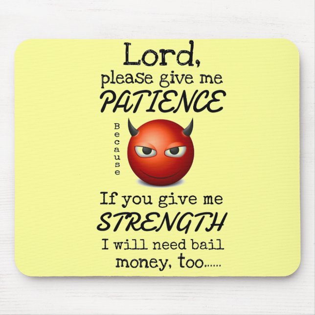 Lord Ge Me Patiens Musmatta (Framsidan)