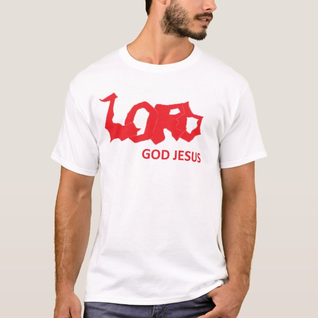 LORD GOD JESUS T SHIRT (Framsida)