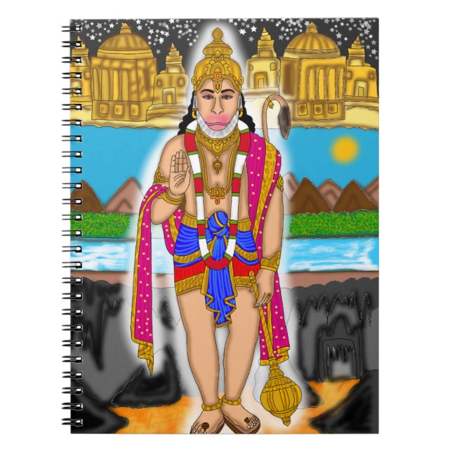 Lord Hanuman anteckningsbok (Framsidan)