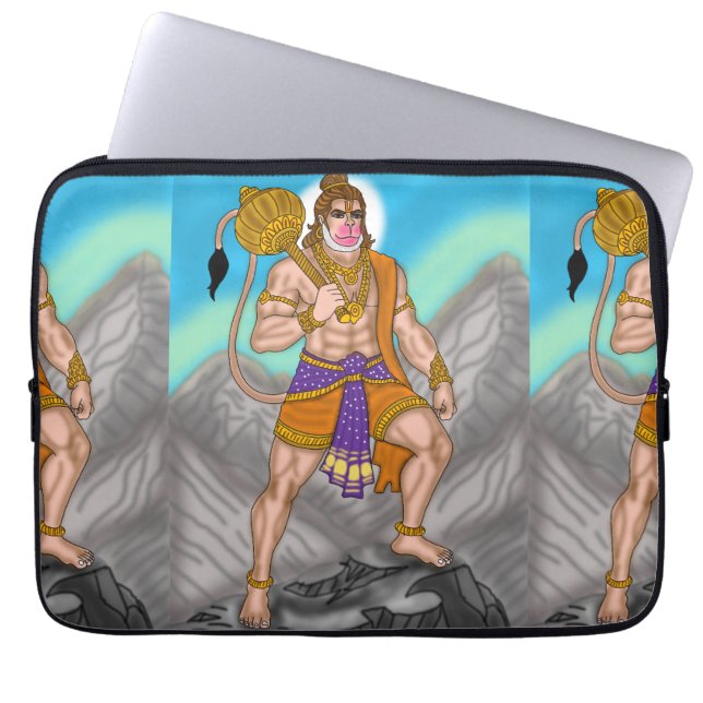 Lord Hanuman bärbar datorhölje Laptop Fodral (Framsidan)