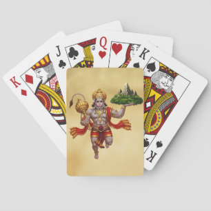 Lord Hanuman Flies Liiting Mountain Casinokort