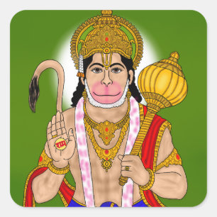 Lord Hanuman Klistermärke