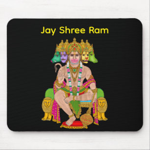 Lord Hanuman Mouse Pad Hindu Devta Hanuman Spiri Musmatta
