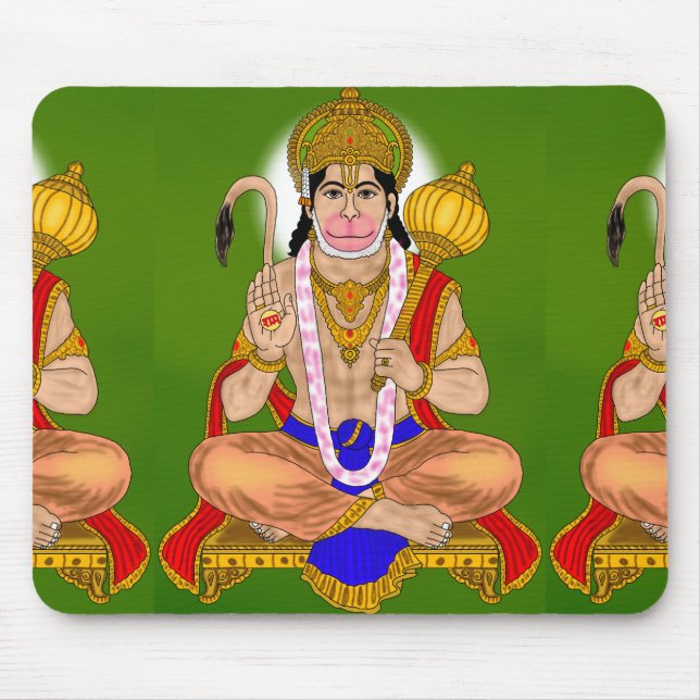 Lord Hanuman Mouse Pad Musmatta (Framsidan)