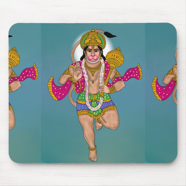 Lord Hanuman Mouse Pad Musmatta (Framsidan)