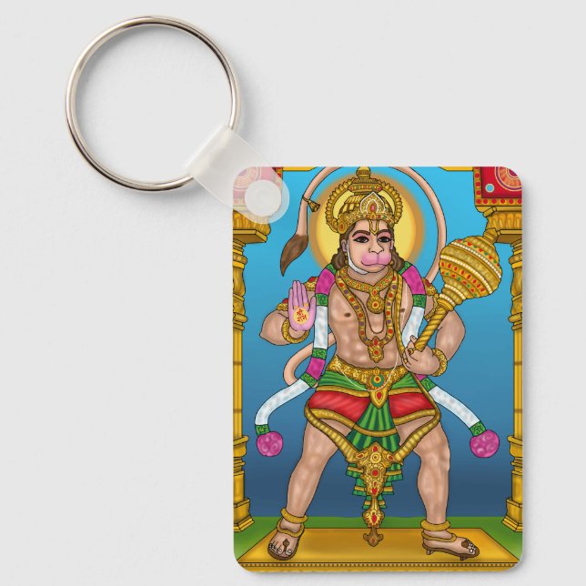 Lord Hanuman Nyckelring (Framsida)