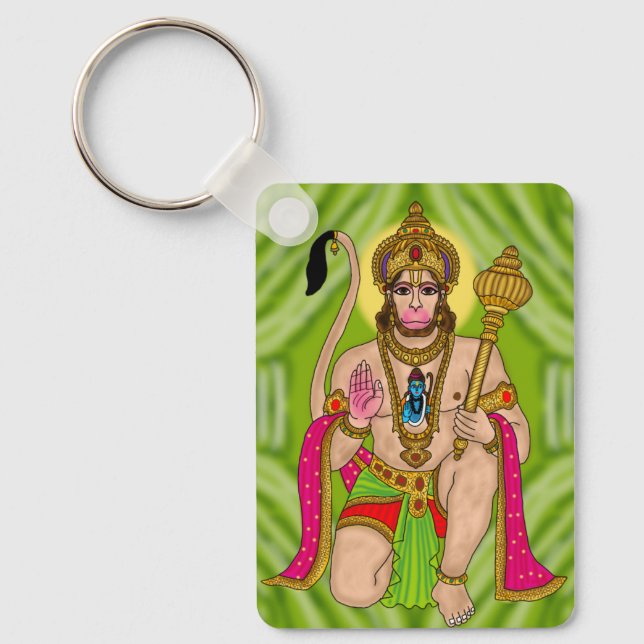 Lord Hanuman Nyckelring (Framsida)