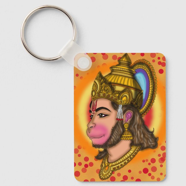 Lord Hanuman Nyckelring (Framsida)