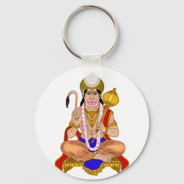 Lord Hanuman Nyckelring (Framsida)