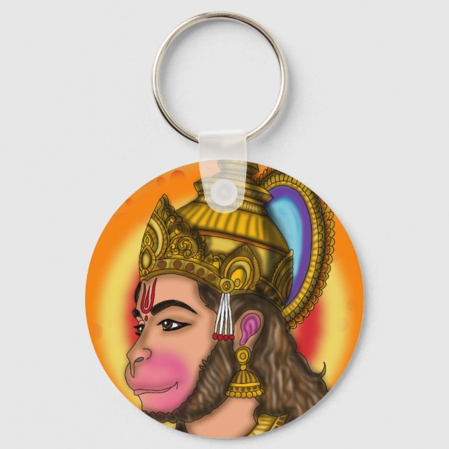Lord Hanuman-nyckelring Nyckelring (Framsida)