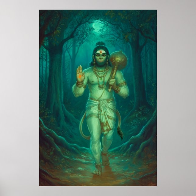 Lord Hanuman Poster (Framsidan)
