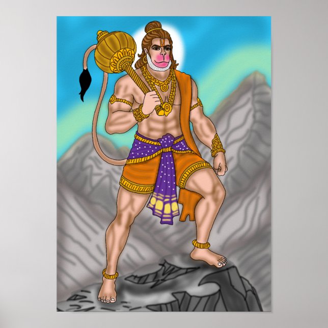 Lord Hanuman Poster (Framsidan)