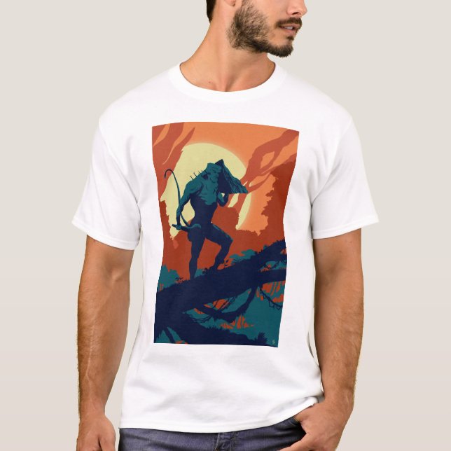 Lord Hanuman T Shirt (Framsida)