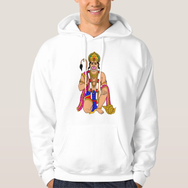 Lord Hanuman-tröja Hoodie (Framsida)