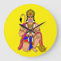 Lord Hanuman väggklocka
