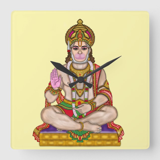 Lord Hanuman väggur  (Framsida)