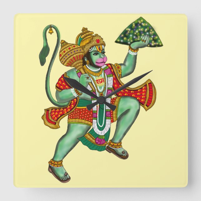 Lord Hanuman väggur (Framsida)