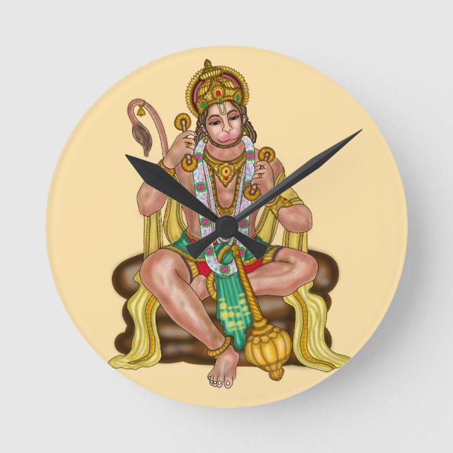 Lord Hanuman väggur (Framsida)