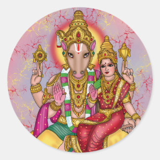 Lord Hayagriva-dekal Runt Klistermärke