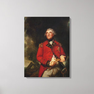 Lord Heathfield Regulator av Gibraltar Canvastryck
