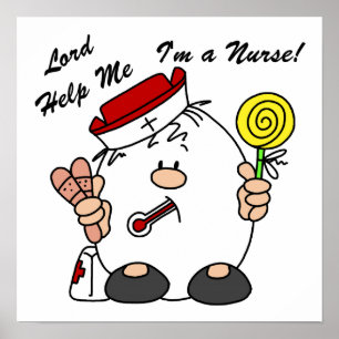 Lord Hjälp mig att jag är sjuksköterska Poster