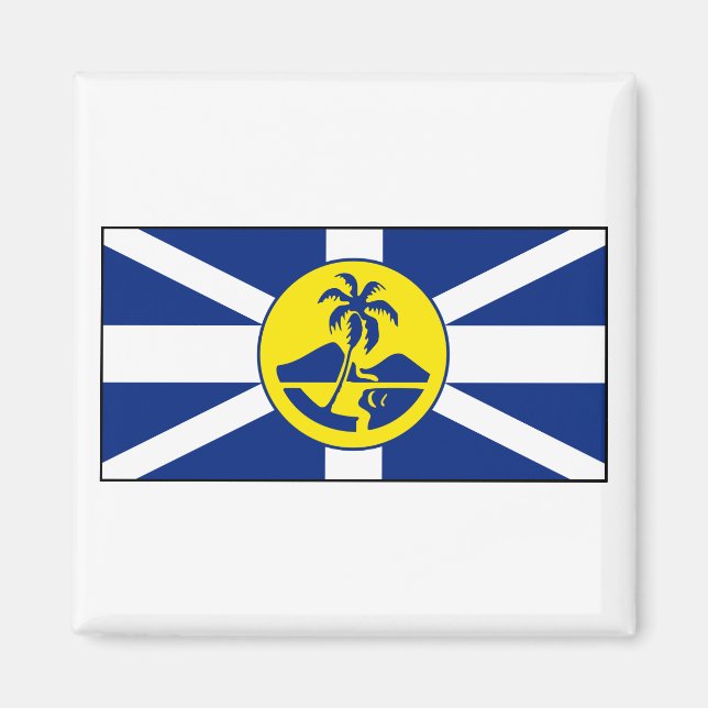 Lord Howe Island Flagga Magnet (Framsidan)