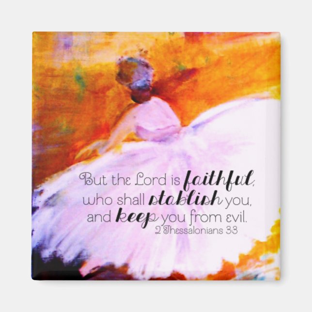 Lord Is Faithful Fridge Magnet (Framsidan)
