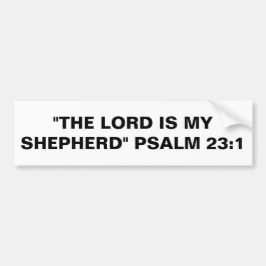 "Lord is my Shepherd" Bumper Sticker Bildekal