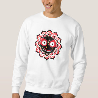 Lord Jagannath Face Chakra Hindu Deity Lång Ärmad Tröja