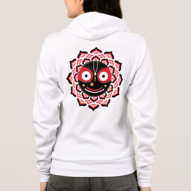 Lord Jagannath Face Chakra Hindu Deity T Shirt (Baksida)