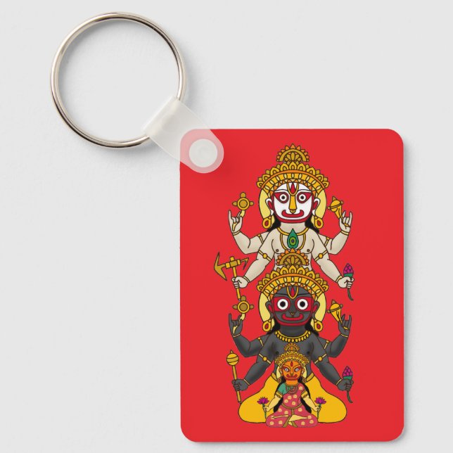 Lord Jagannath-nyckelring Nyckelring (Framsida)