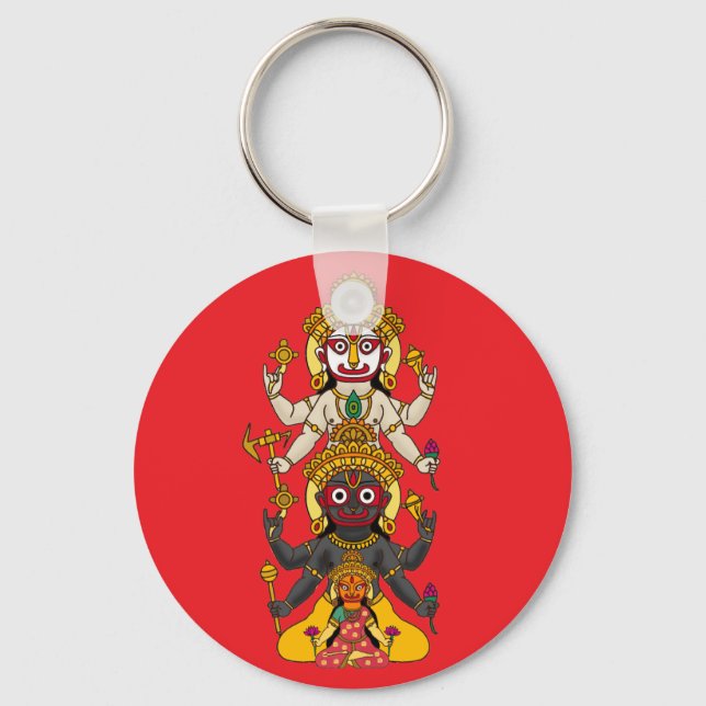 Lord Jagannath-nyckelring Nyckelring (Framsida)