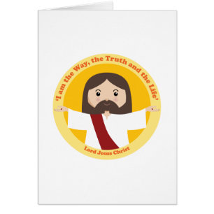 Lord Jesus Kristus Hälsningskort