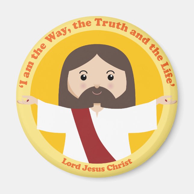 Lord Jesus Kristus Magnet (Framsidan)