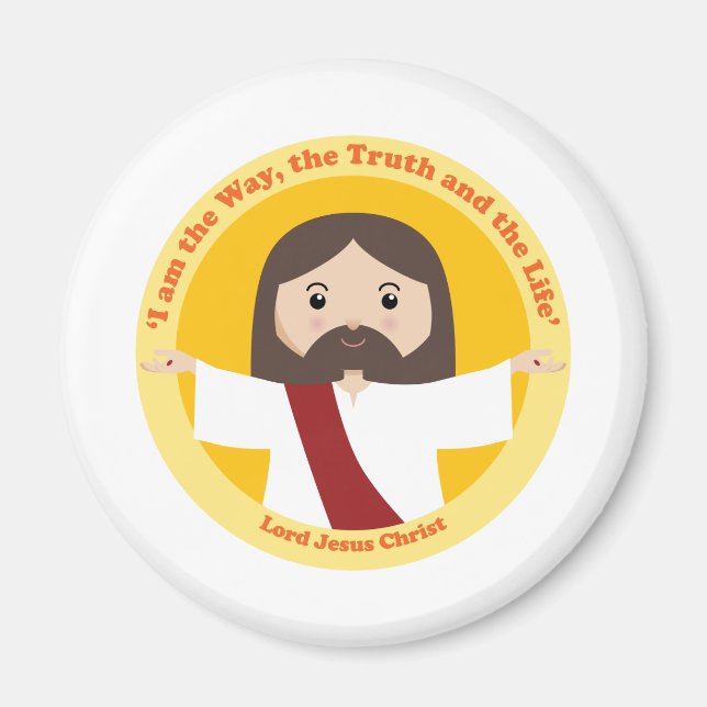 Lord Jesus Kristus Magnet (Framsidan)
